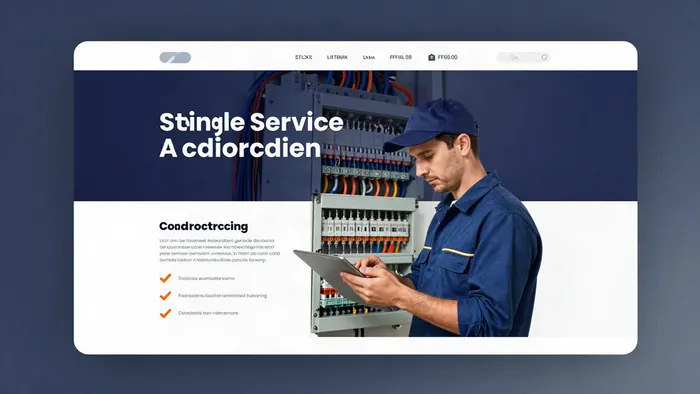 Dedicated service page giving reasons to choose the business