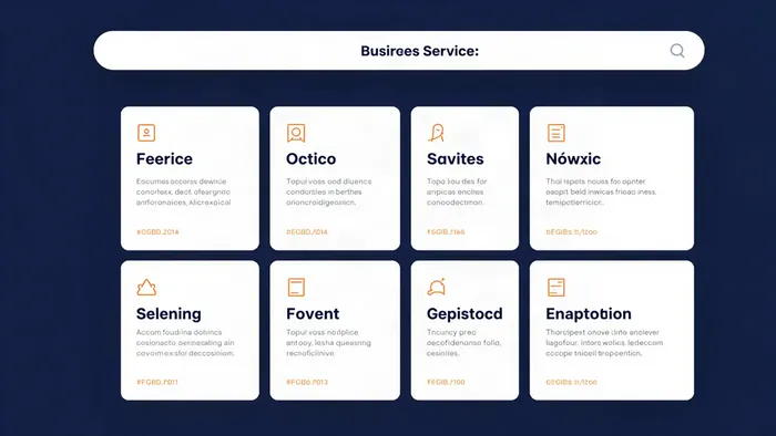 Services overview page linking through to each service page