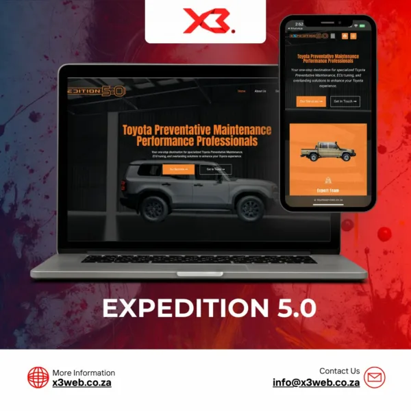 Responsive business site by custom website designer