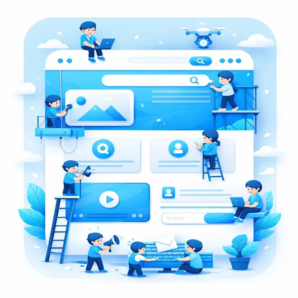 Website Design and Marketing Blog graphic showing an AI marketing prompt for e-commerce with a 90-day plan to increase traffic, sales, SEO and ads performance.