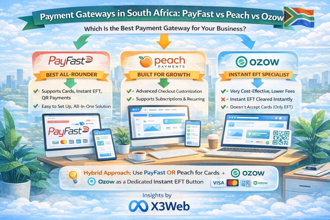 Payment Gateways in South Africa: PayFast vs Peach vs Ozow